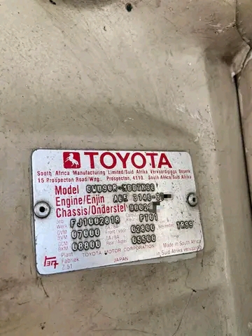 Toyota Dyna Sul-Africana
